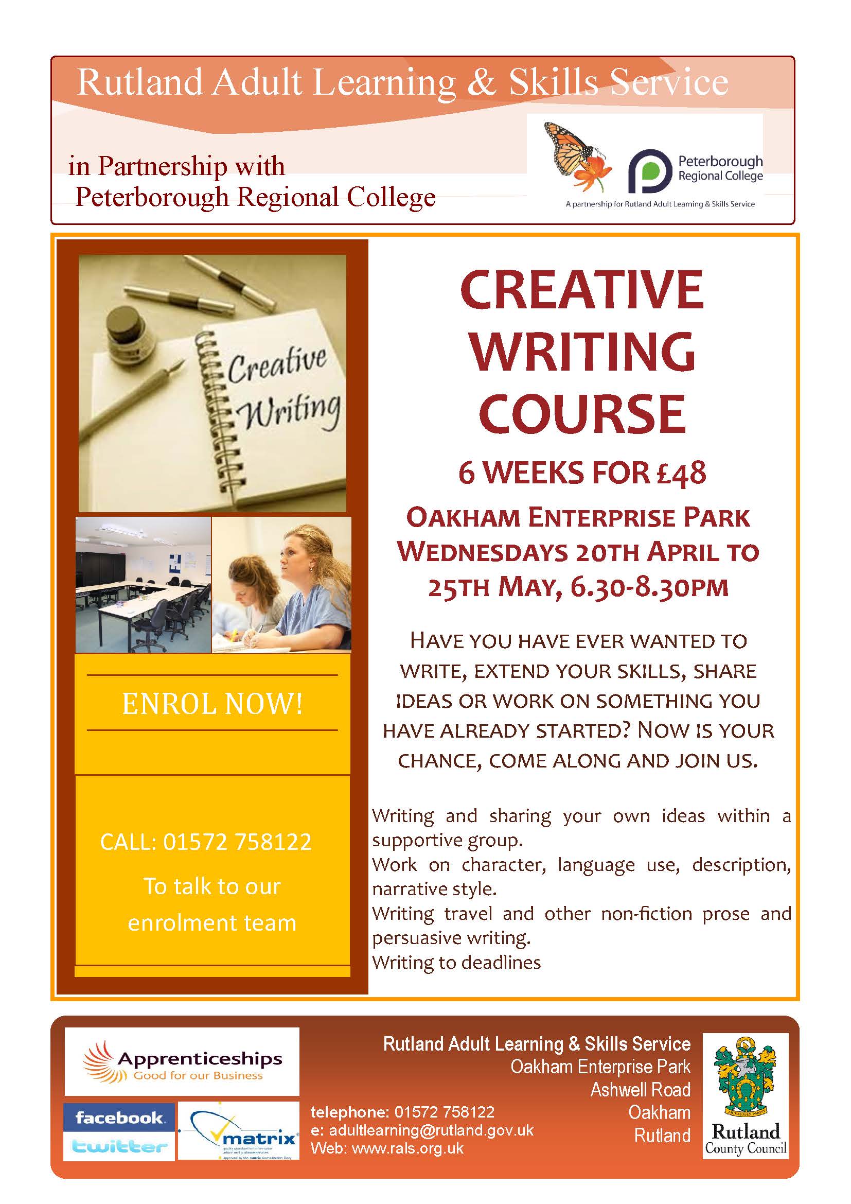 creative writing program brighton
